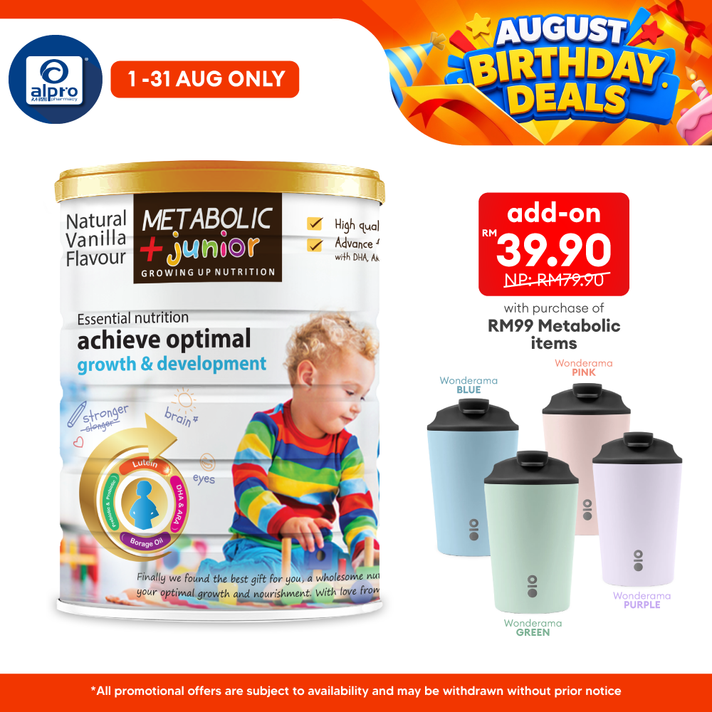 Metabolic+ Junior Children's Growing Up Nutrition 350g | For Children Age 1 Year Old & Above Metabolic