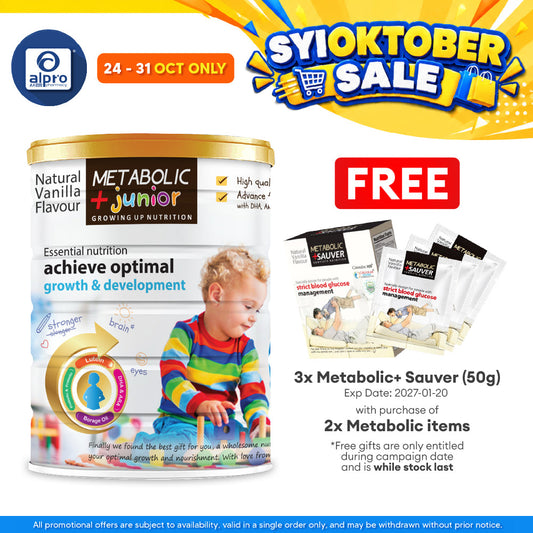 Metabolic+ Junior Children's Growing Up Nutrition 350g | For Children Age 1 Year Old & Above