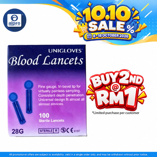 Unigloves Blood Lancets (round) 100s