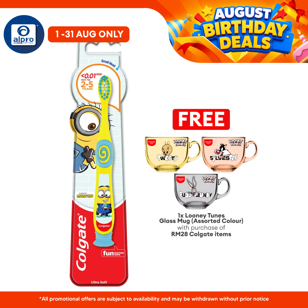 Colgate Toothbrush Minions Ultra Soft 2-5 Years 1s Colgate