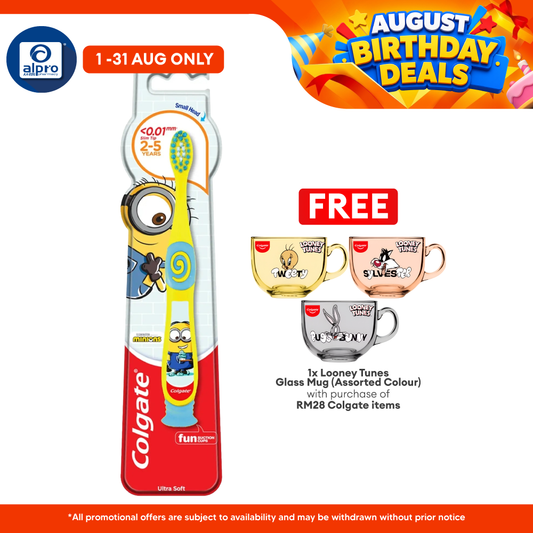 Colgate Toothbrush Minions Ultra Soft 2-5 Years 1s Colgate