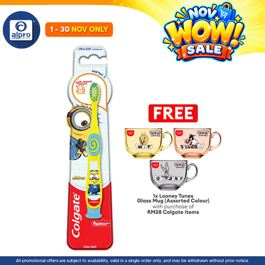 Colgate Toothbrush Minions Ultra Soft 2-5 Years 1s