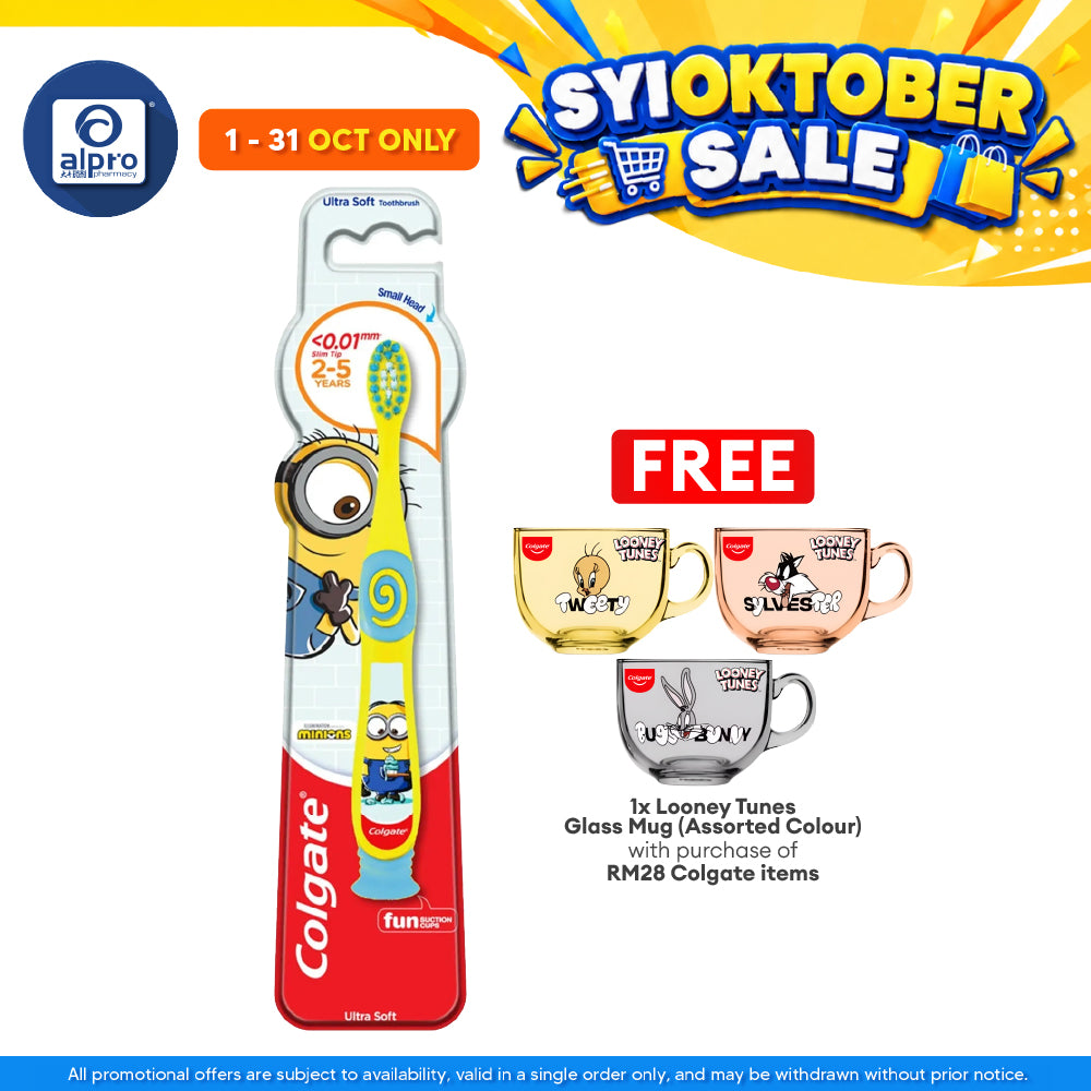 Colgate Toothbrush Minions Ultra Soft 2-5 Years 1s
