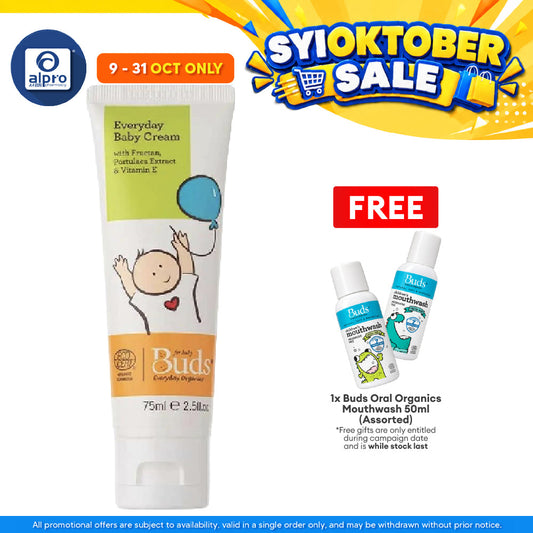 Buds Everyday Baby Cream 75ml | Promotes Soft and Healthy Skin