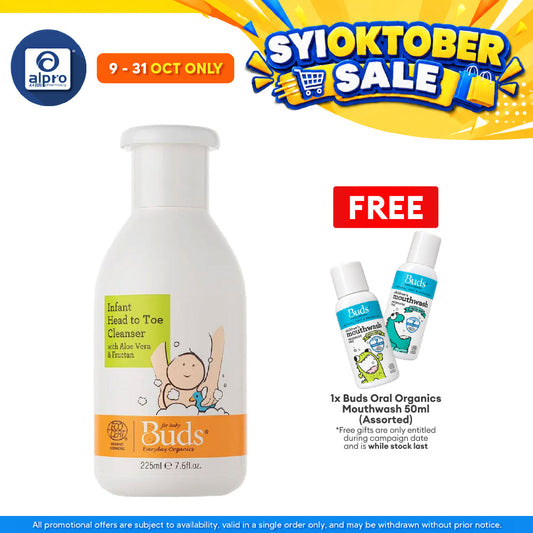 Buds Infant Head to Toe Cleanser 225ML