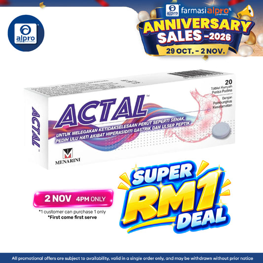 Actal Anti Acid 2x10s | Digestive Care