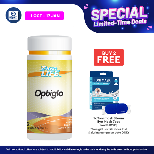 Powerlife Optiglo 60s | Eye Health Supplement