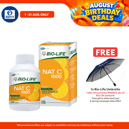 Bio-life Nat C 1000 150s | Boost Up Immunity Bio-life