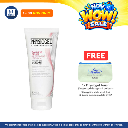 Physiogel  Hypoallergenic Calming Relief AI Restoring Lipid Balm 50ml | For Sensitive Skin
