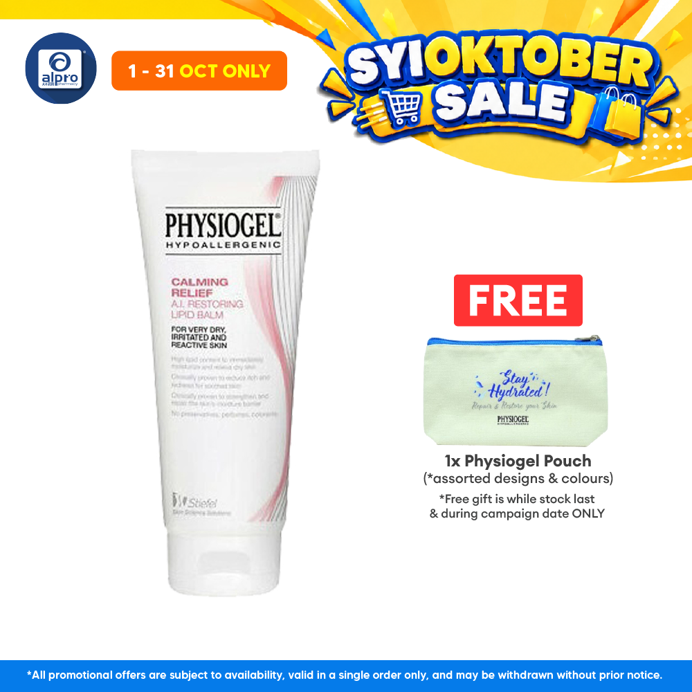 Physiogel  Hypoallergenic Calming Relief AI Restoring Lipid Balm 50ml | For Sensitive Skin