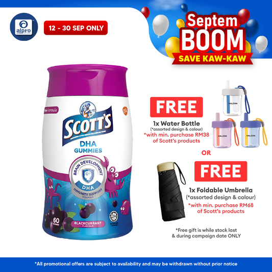 Scotts DHA Gummies Blackcurrant 60s | Brain Health