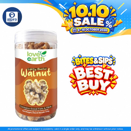 Love Earth Light Roasted Natural Walnut 230g | Brain and Energy Booster