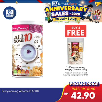 Everymorning Allsome10 500g | Multigrain With Purple Potato & Corn Flakes EveryMorning
