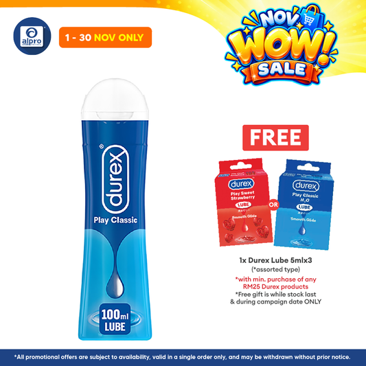 Durex Play Classic Pleasure Gel 100ml | Water-Based Lube