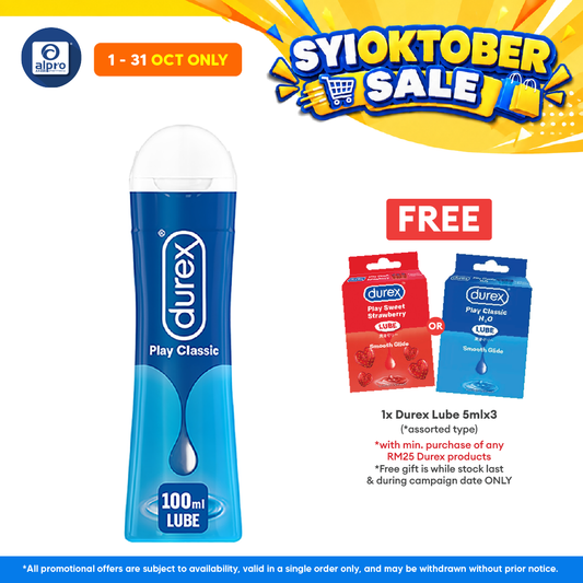Durex Play Classic Pleasure Gel 100ml | Water-Based Lube