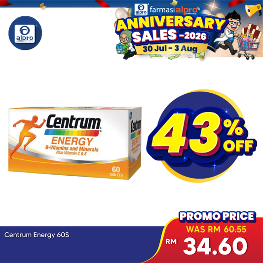 Centrum Energy 60s | Supports Physical Performance Centrum