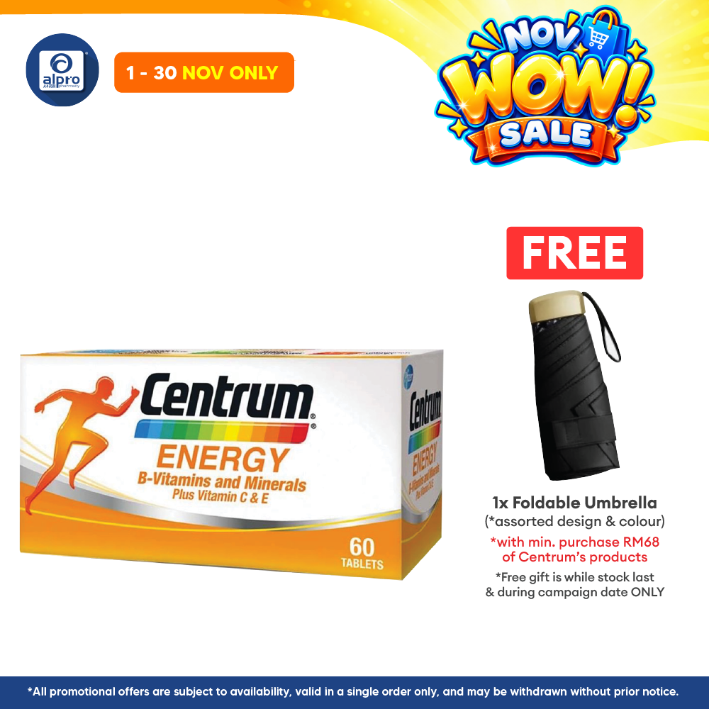 Centrum Energy 60s | Supports Physical Performance