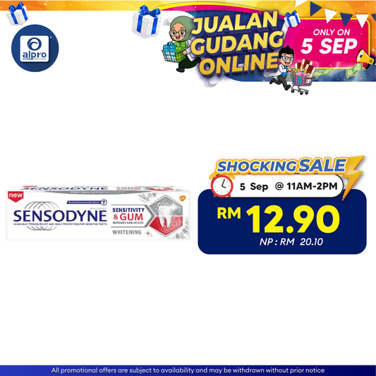 Sensodyne Sensitivity & Gum Whitening 100g | Relieves Tooth Sensitivity Sensodyne