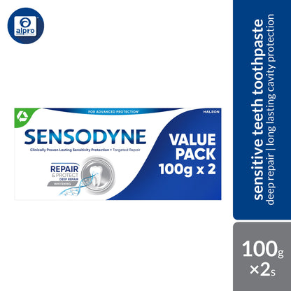 Sensodyne Repair & Protect – Whitening (100g ×2s) | Advanced Sensitivity & Cavity Protection