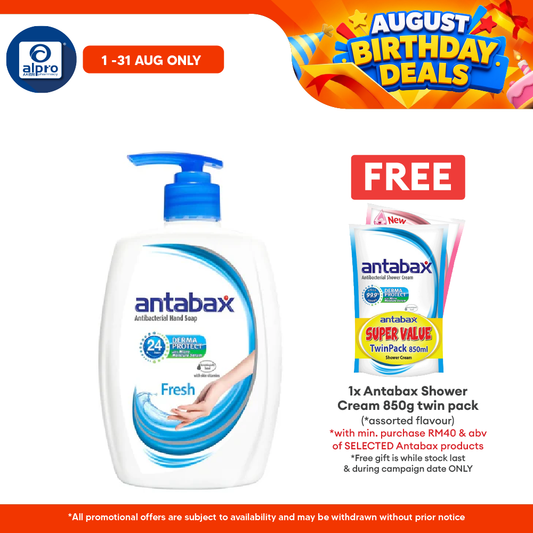 Antabax Hand Soap Sensitive & Fresh 450ml Antabax