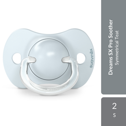Suavinex Dreams Physiological Soother SX Pro Silicone Teat 0-6M 2s | Symmetrical Teat Suavinex