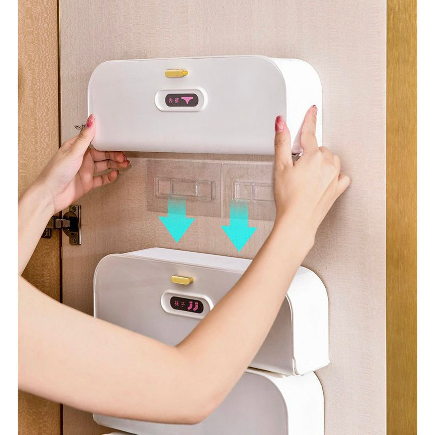 [Group Buy Delivery Starts 27/1/2026] Wall Mounted Sock Storage Box 1s | High Quality Group Buy