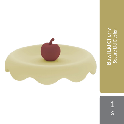 Samu Giken Bowl Lid Cherry 1s | Secure Lid Design For Fresh Food Storage & Easy Feeding Samu Giken
