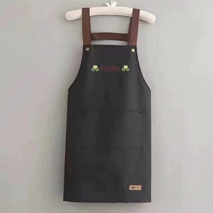 [Group Buy Delivery Starts: 9/12/2025]  Oil-Proof Kitchen Apron 1s (Sky Blue/Black/Green) Group Buy