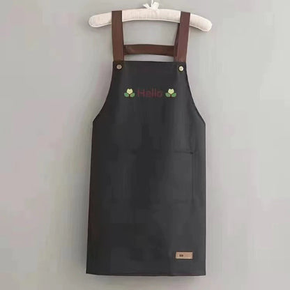 [Group Buy Delivery Starts: 9/12/2025]  Oil-Proof Kitchen Apron 1s (Sky Blue/Black/Green) Group Buy