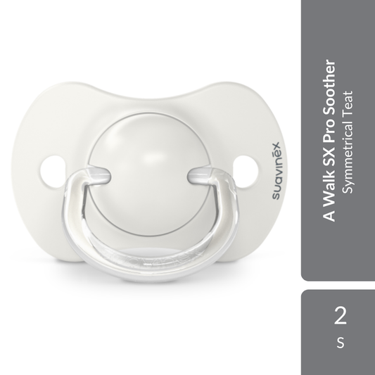 Suavinex A Walk Physiological Soother SX Pro Silicone Teat 0-6M 2s | Symmetrical Teat Suavinex