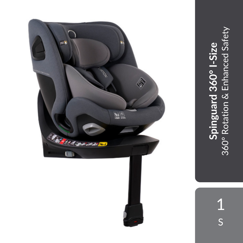 Quinton Spinguard 360° I-Size Baby Car Seat 1s | 360° Rotation & Enhanced Safety Quinton