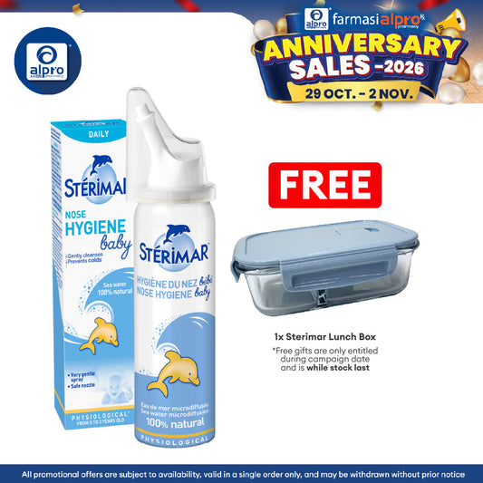 Sterimar Baby Nose Hygiene Isotonic Spray 100ml | Cleans Nose & Remove Impurities