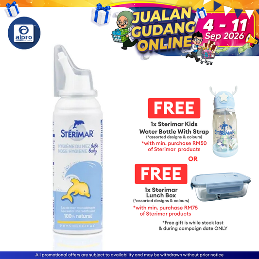 Sterimar Baby Nose Hygiene Isotonic Spray 100ml | Cleans Nose & Remove Impurities Sterimar