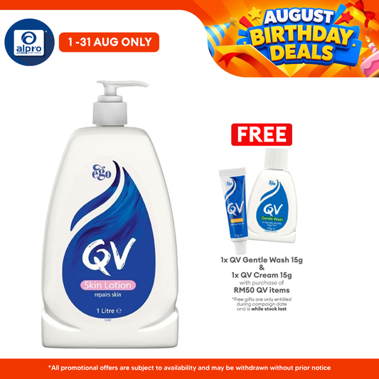 Ego QV Skin Lotion 1l | For Sensitive Skin Type QV