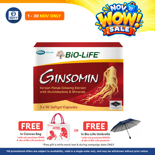 Bio-Life Ginsomin 30s | Daily Supplement