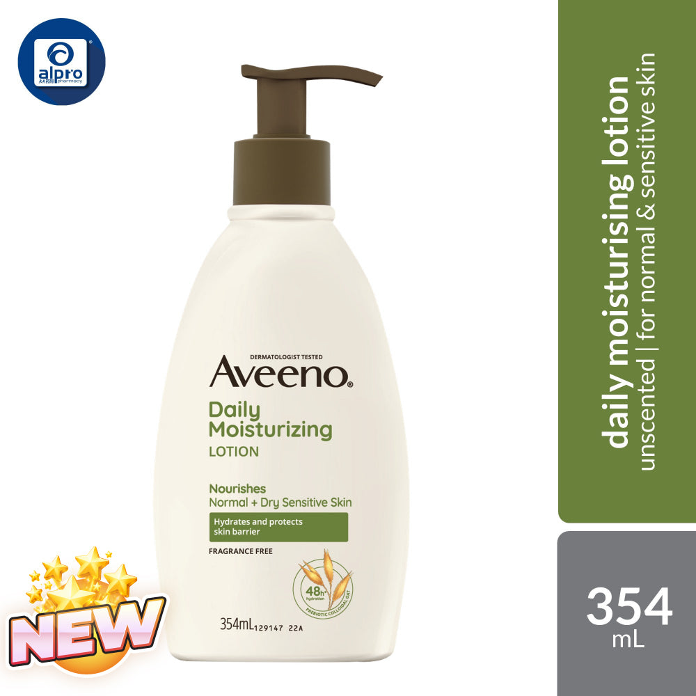 Aveeno Daily Moisturising Lotion 354ml | Helps Prevent and Protect Dry Skin Aveeno