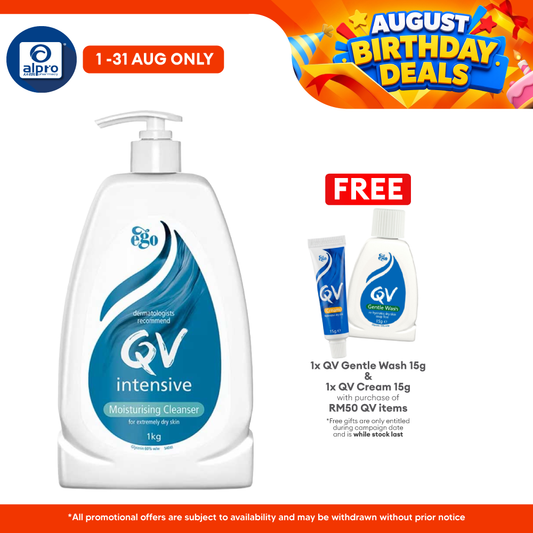 EGO QV Intensive Moisturising Cleanser 1kg | Moisture and Hydrates QV
