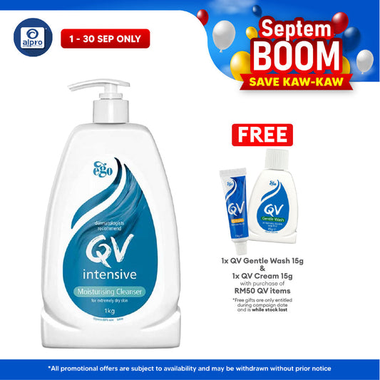 EGO QV Intensive Moisturising Cleanser 1kg | Moisture and Hydrates QV