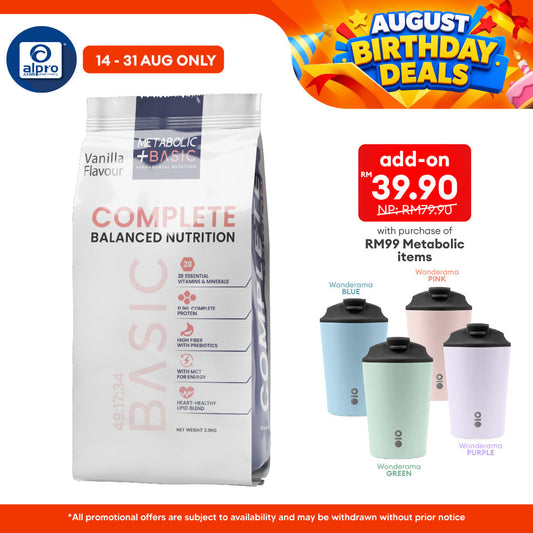 Metabolic+ Basic 2.9 kg | Complete & Balanced Nutrition Value Pack Metabolic
