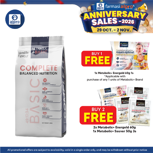 Metabolic+ Basic 2.9 kg | Complete & Balanced Nutrition Value Pack