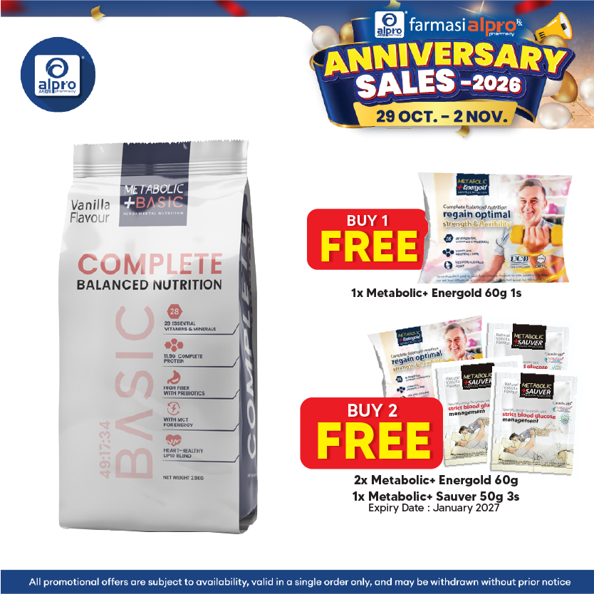 Metabolic+ Basic 2.9 kg | Complete & Balanced Nutrition Value Pack