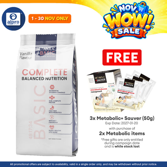 Metabolic+ Basic 2.9 kg | Complete & Balanced Nutrition Value Pack