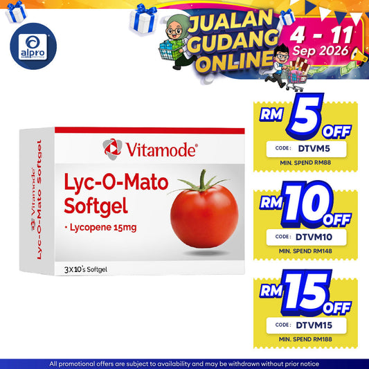 Vitamode Lycomato Softgel 30s| Supports Prostate Health Vitamode