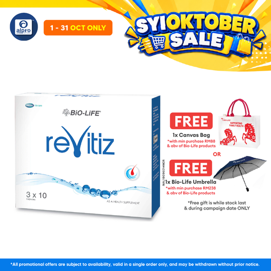 Bio-life Revitiz with Natural Herbs 30s | Helps Hair Strengthening