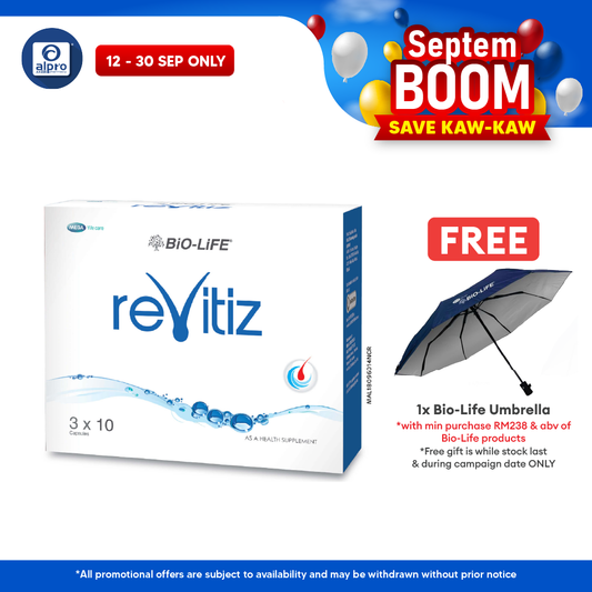 Bio-life Revitiz with Natural Herbs 30s | Helps Hair Strengthening