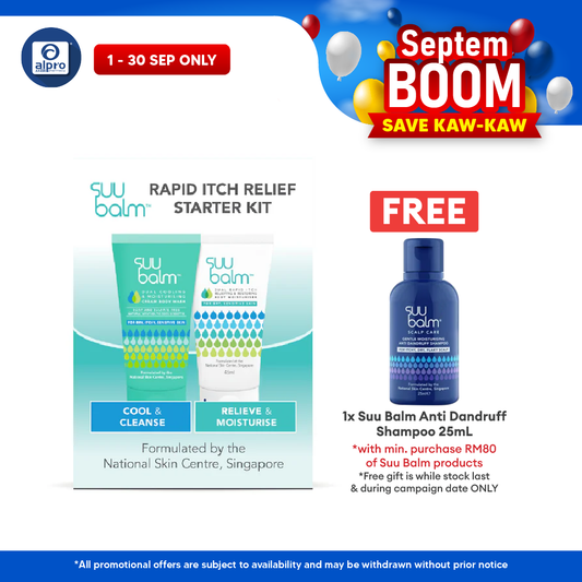 Suu Balm Rapid Itch Relief Starter Kit (wash + Moisturizer) Suu Balm