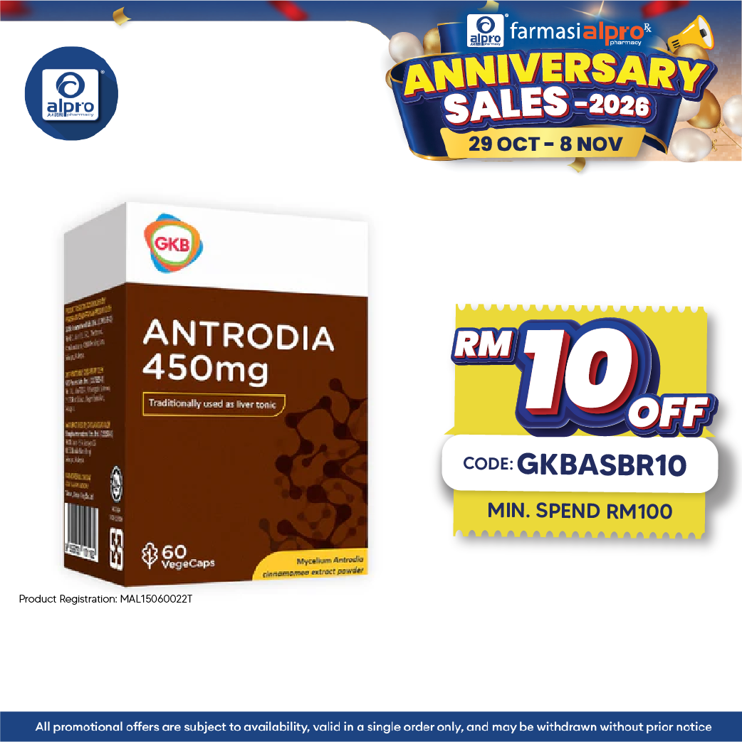 GKB Antrodia 450mg 60s
