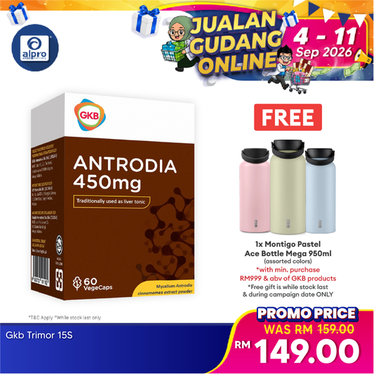 GKB Antrodia 450mg 60s GKB