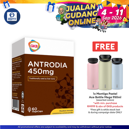 GKB Antrodia 450mg 60s GKB