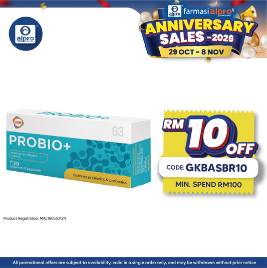 GKB Probio+ Powder 30s | Ready To Eat